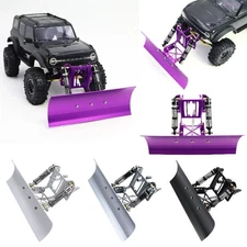Metal Adjustable Snow Beach Shovel Plow for 1/18 TRX4M Bronco Defender RC Parts