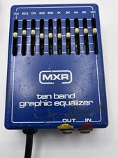 Vintage MXR 10 Band Graphic Equalizer Model 108 Guitar Pedal Tested Works Great