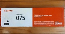 GENUINE CANON 075 SY BLACK TONER CARTRIDGE OPEN BOX MF660C READ 
