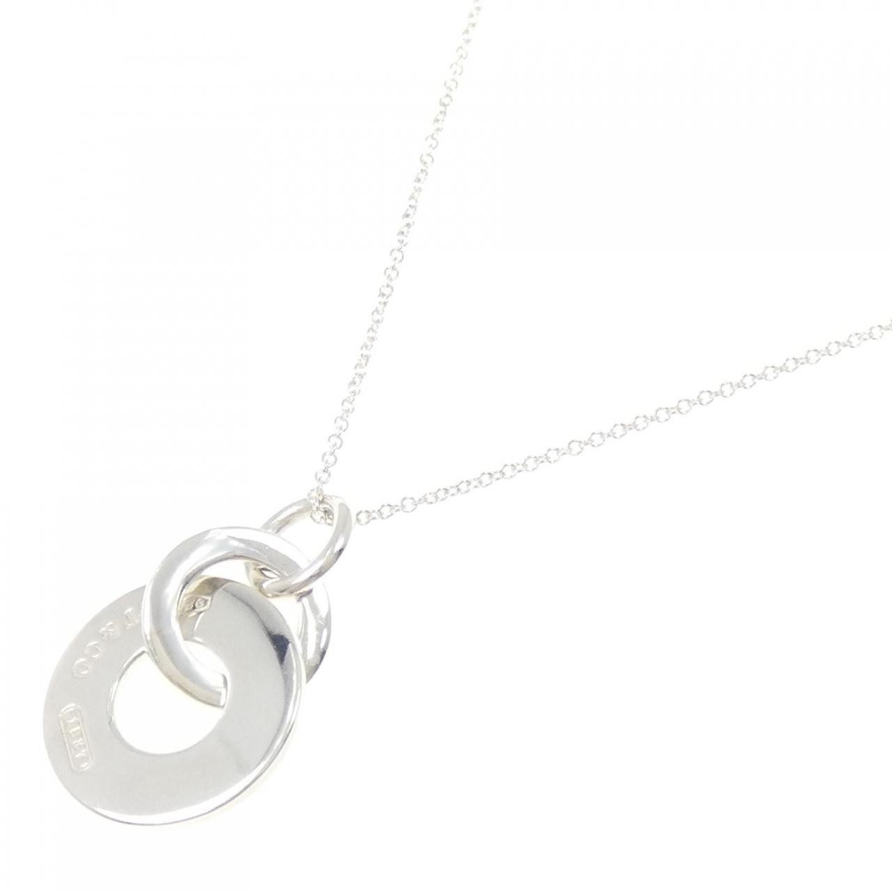 Authentic Tiffany 1837 Interlocking Drop Necklace… - image 2