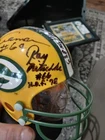 Green Bay Packer Mini Helmet Autograph Nitschke Kramer Thurston Wood And More