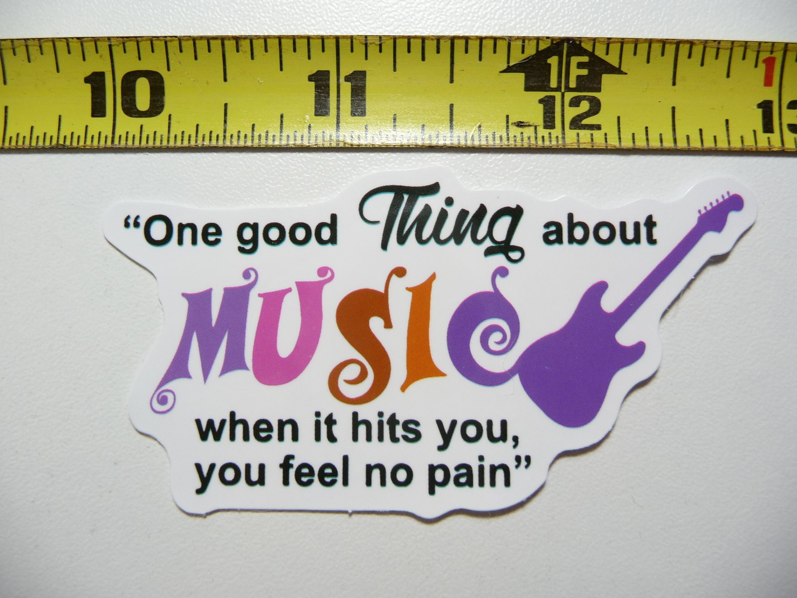 Music Lover Sticker Decal for Fans, Concerts, and Scrapbooking Enthusiasts