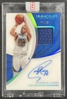 STEPHEN CURRY 2018-19 PANINI IMMACULATE COLL GU PATCH AUTO JERSEY NUMBER 22/30