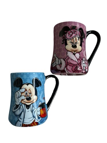 Disney Parks Mickey and Minnie Mornings Pretty Coffee Mug