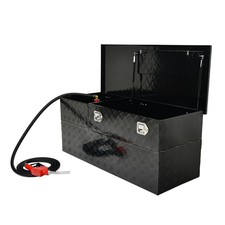 51 Gallon Fuel Tank Tool Box Combo Fuel Transfer Tank With 12v Dc 12gpm Pump