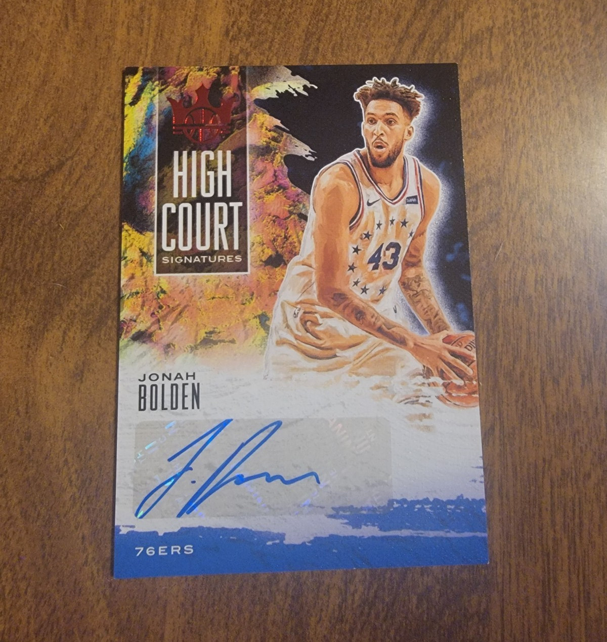 2019-20 Panini Court Kings High Court Signatures Jonah Bolden HC-JBO Ruby Auto …