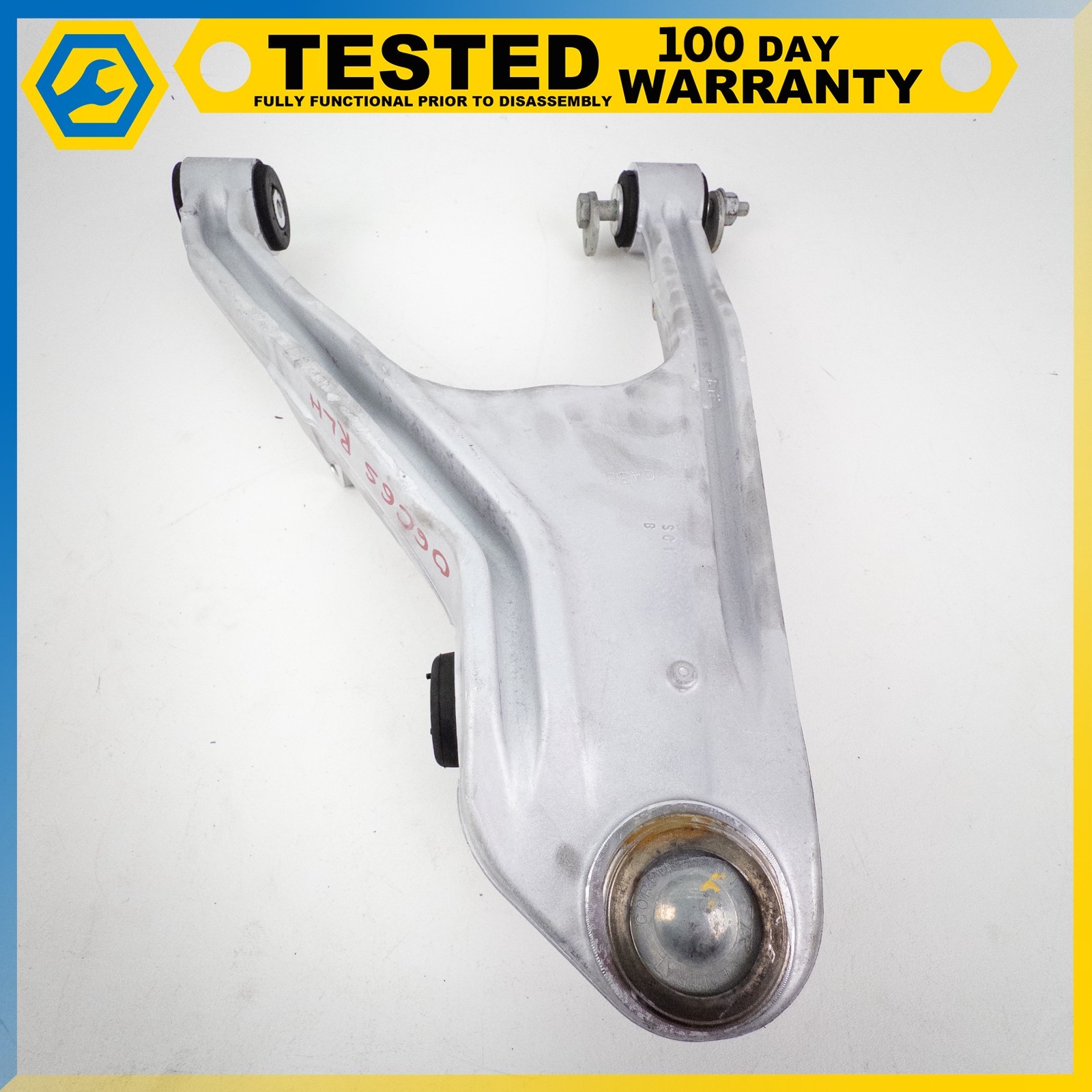 05-13 CHEVROLET CORVETTE C6 XLR REAR LEFT SIDE LOWER SUSPENSION CONTROL ARM OEM