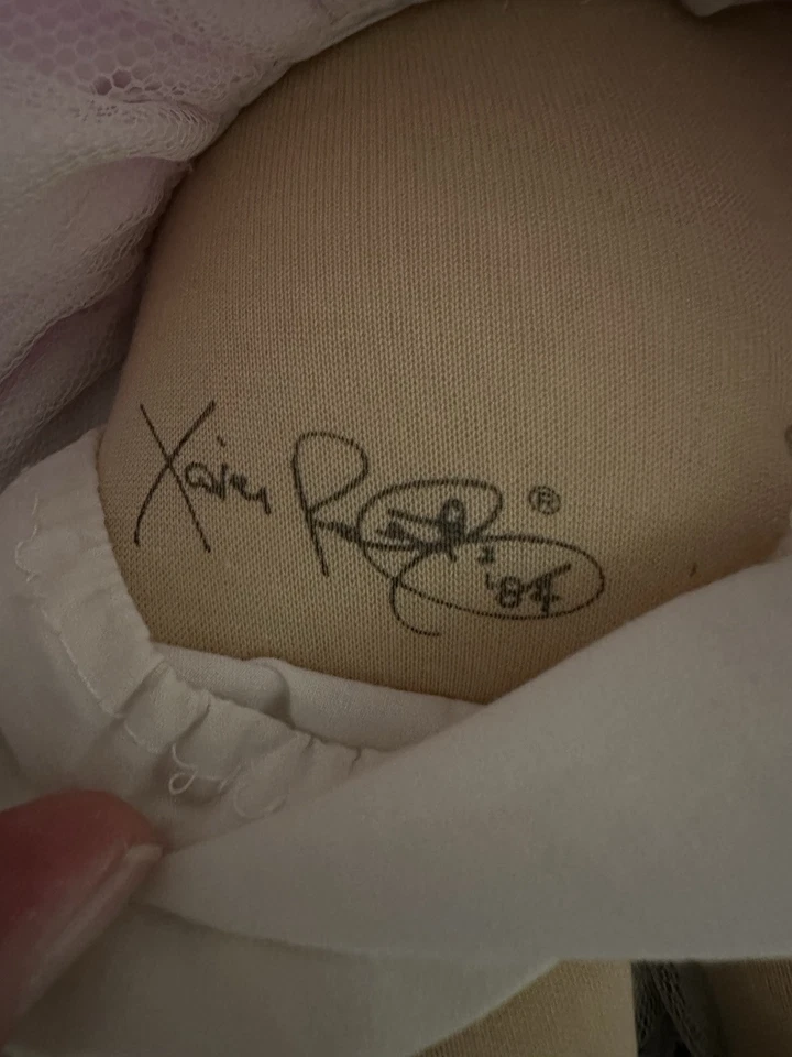 Muñeca de porcelana Cabbage Patch vintage 1984 Stephanie Anne cabeza roja nueva con etiquetas Foto 4 de 4