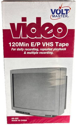 #ad #ad Video VHS Volt Master Sealed 120 Minute Tape SS 395—SHIPS IN 24 HOURS— $18.88