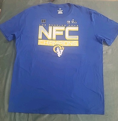 Men's Fanatics LA Rams NFC Championship Iconic T-shirt, 2XL New with Tags  (T20)