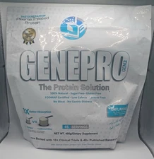 GENEPRO GEN. 3 Unflavored Protein Powder 45 Servings Sealed