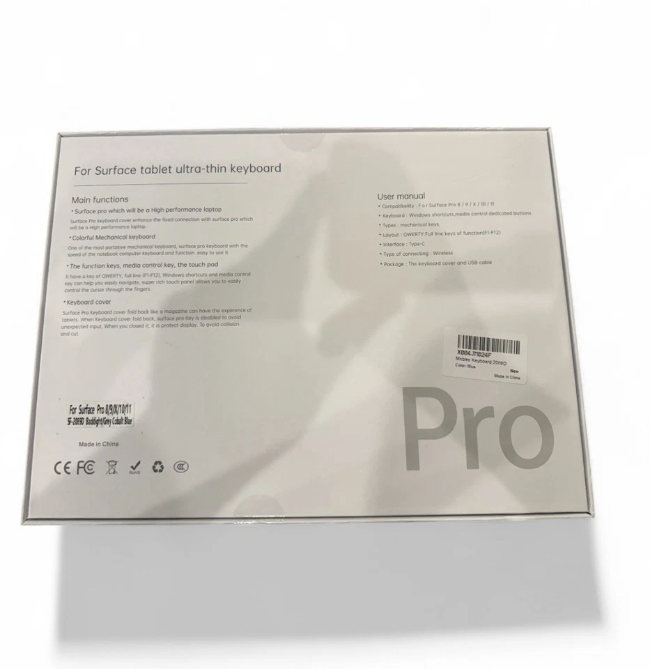 mobee Type Cover for Microsoft Surface Pro 13 inch, Compatible with Surface Pro - Image 2 of 4