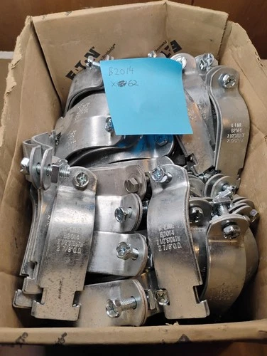 62, Eaton B-Line B2014ZN 2-1/2" Rigid Conduit / Pipe Clamp, 2-7/8" OD Pipe Clamp