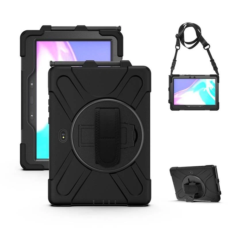 Stand Case Samsung Tab Active 5 Pro 10.1 SM-X350 X356B Shockproof Shoulder Strap - Image 2 of 4