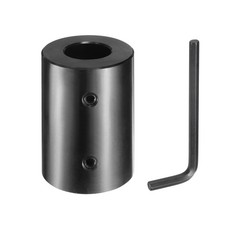 Shaft Coupling, 1" Bore 2" OD 3" Length with Hex Wrench 2 Screws 