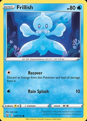 Frillish - 041/163 - Common - Near Mint