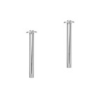 2pcs Shower Arm Stainless Shower Arm Bathroom Wall Mounted stainless shower arm