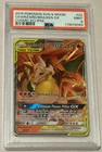 Charizard & Braixen GX #22/236 Sm-Cosmic Eclipse Holo PSA Graded Mint 9