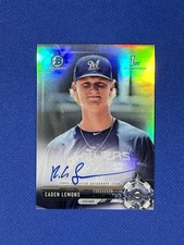 Caden Lemons 2017 Chrome Auto Refractor Card #CDA-CL Autograph /499 D