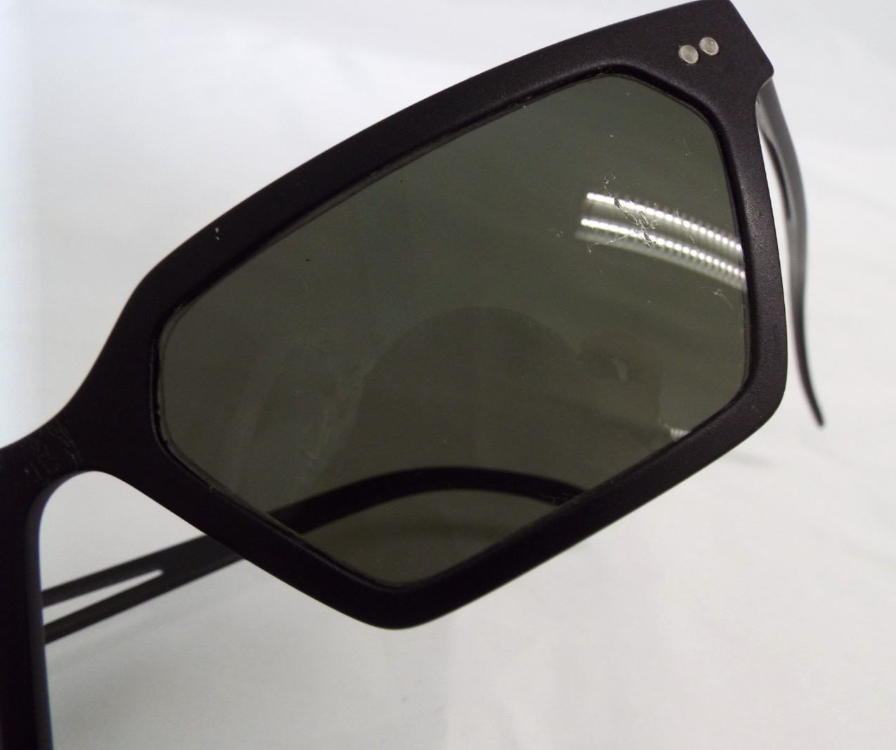 Vintage Gatorz Rectangular Cat Eye Sunglasses Bla… - image 15