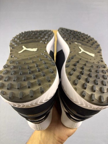 Puma Ignite Spikeless Golf Shoes Men’s Size 11 White Black TRIED ON - Picture 9 of 12