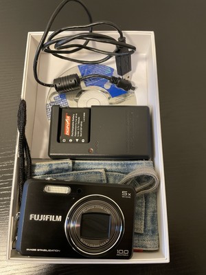 Fujifilm FinePix J Series J250 10.0MP Digital Camera - Black