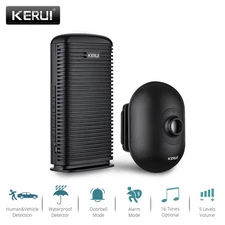 KERUI Wireless Driveway Alarm Security Waterproof Outdoor Motion Sensor Detector