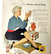 Christmas Gift Pepsi Cola Soda Pop Vintage 1955 Magazine Print Ad Advertisement