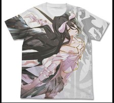 Overlord Albedo Full Graphic T-shirt WHITE XL Sealed New Japan Cospa