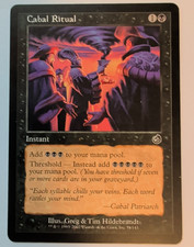 {1x} ~~ Cabal Ritual ~~ LP MTG EDH 2002 Torment Black Instant ***Startropic***