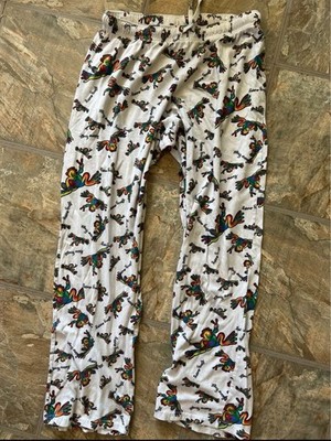Y2K Vintage Peace Frog Pajama Pants Size Small Women s