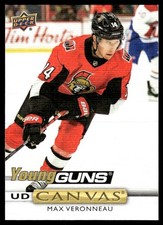 2019-20 Upper Deck UD Canvas YOUNG GUNS Max Veronneau Ottawa Senators #C101