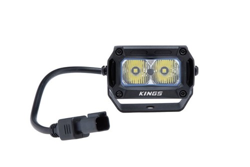 Kings 9" Lethal driving lights 16362 lumens + 2x 3.3" Work light - Picture 8 of 12