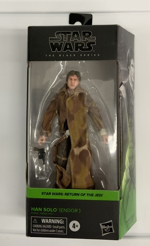 Star Wars Black Series Han Solo Endor 6" Actionfigur ROTJ 2020 Hasbro Sealed