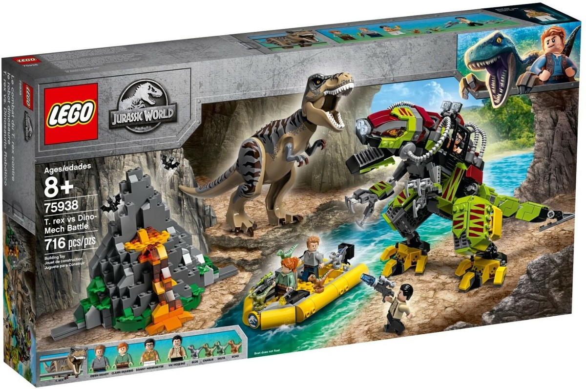 LEGO 75938 T rex vs Dino-Mech Battle Jurassic World Owen Blue