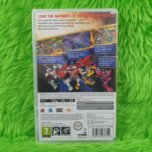 Nintendo Switch TRANSFORMERS Battlegrounds REGIÓN LIBRE PAL UK Versión - Imagen 2 de 4