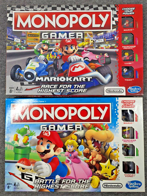Monopoly Gamer, Monopoly Mario Kart, Plus Extra Figures & Cards - Read