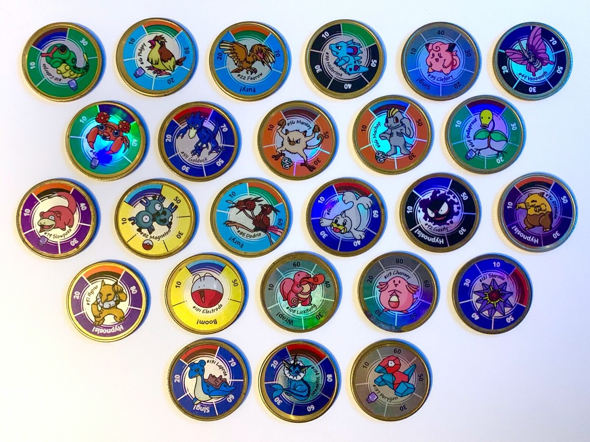 ポケモン バトルまとめ 171枚 ほぼ被り無し pokemon coin Pokemon Battling Coins - Nintendo Hasbro - Vintage - Rare - 1999