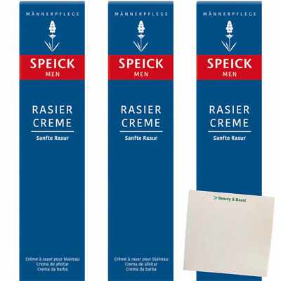 Speick Men Rasiercreme 3er Pack 3x75ml Flasche usy Block