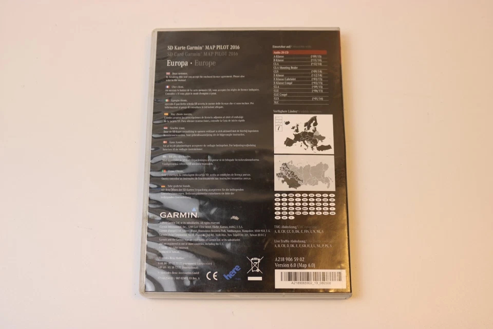 Mercedes Benz Garmin Sat Nav Navigation SD Karte A2189065902 - Bild 2 von 3