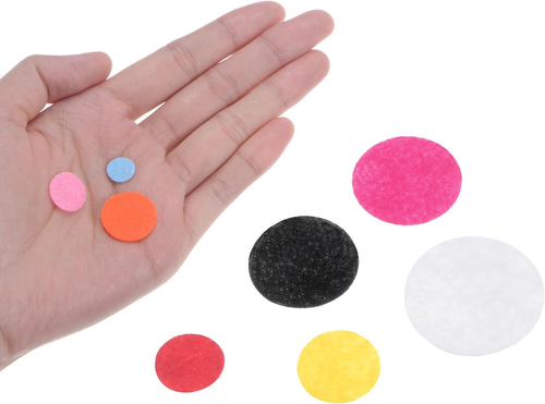 100Pcs round Felt Circles, 20Mm 3/4" Pre Cut Felt Craft Pads Non-Woven Mini Felt - Picture 4 of 6