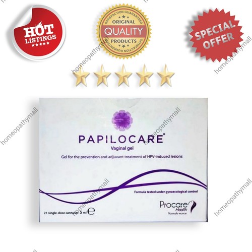 Papilocare Vaginal Gel - 21 x 5ml. Single-Dose Cannulas for Vaginal Health - Picture 22 of 24