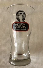 King Cobra Premium Malt Liquor Beer Glass Used