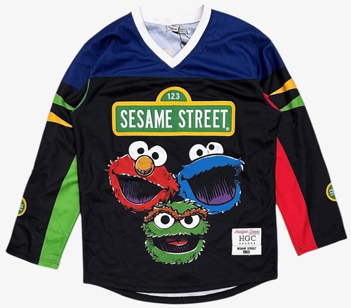 Sesame Street Men's Headgear Classics Premium Embroidered Hockey Jersey - Picture 2 of 7