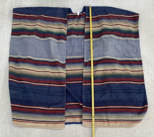 Silvia Suarez Striped Poncho Cape Mexican South American Indian Western Cowgirl - Picture 19 of 24