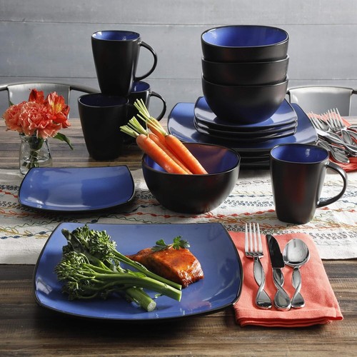Gibson 16-Piece Dinnerware Set, Service for 4, Elegant Dining Set for Home - Picture 58 of 67