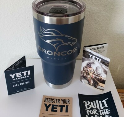 denver broncos yeti tumbler
