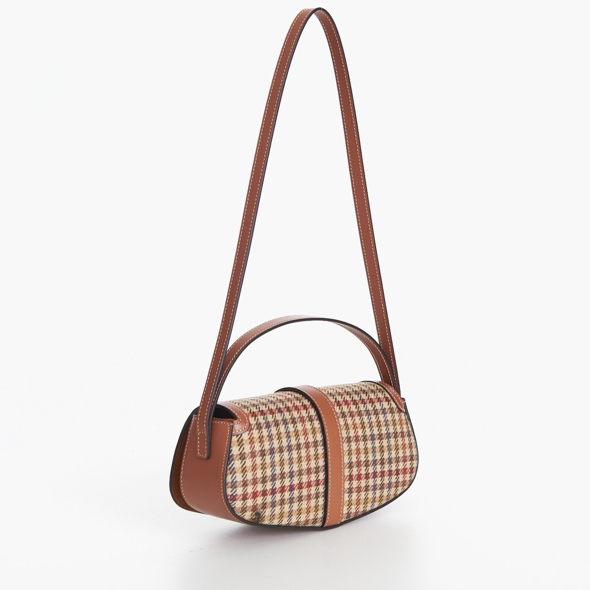 CELINE 1750$ Multicolor Tabou Clutch On Strap Bag - Tweed