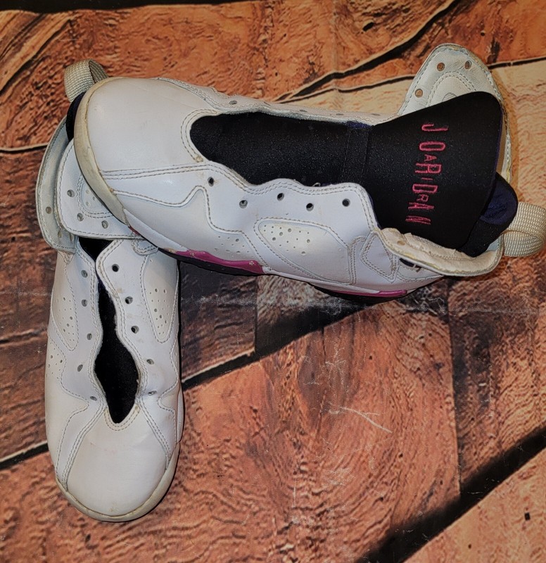 2012 Air Jordan 7 Retro GS 'Fireberry' Shoes Sz 4.5Y 4.5 YOUTH 4 1/2