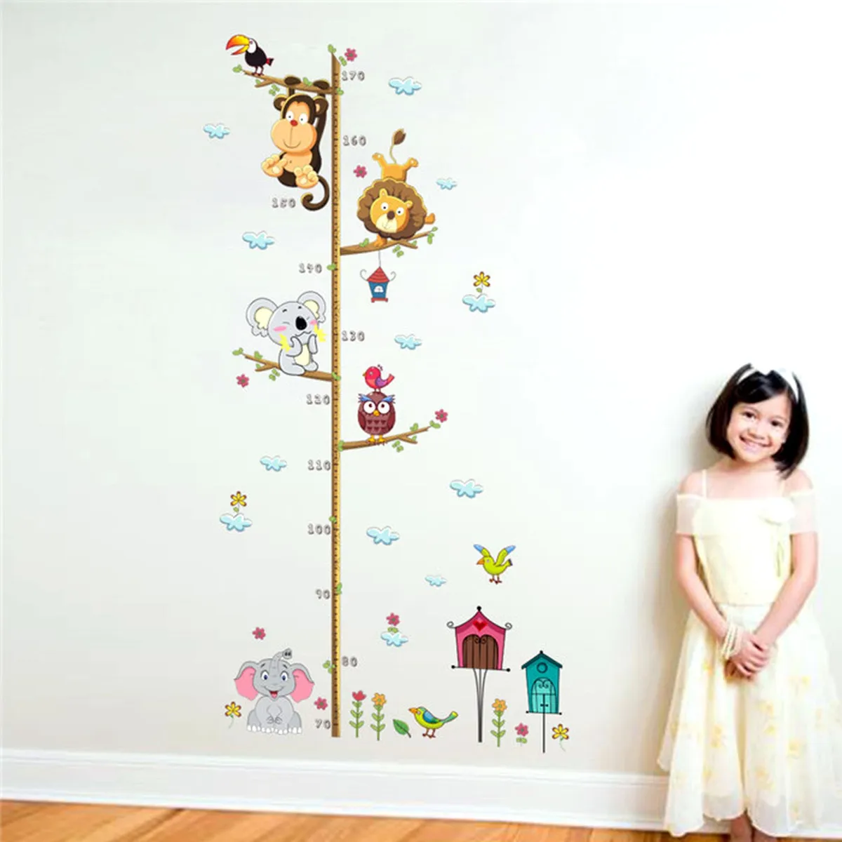 Meßlatte Kinder Kinderzimmer Wandtattoo Wandsticker Messlatte Größe messen  | eBay